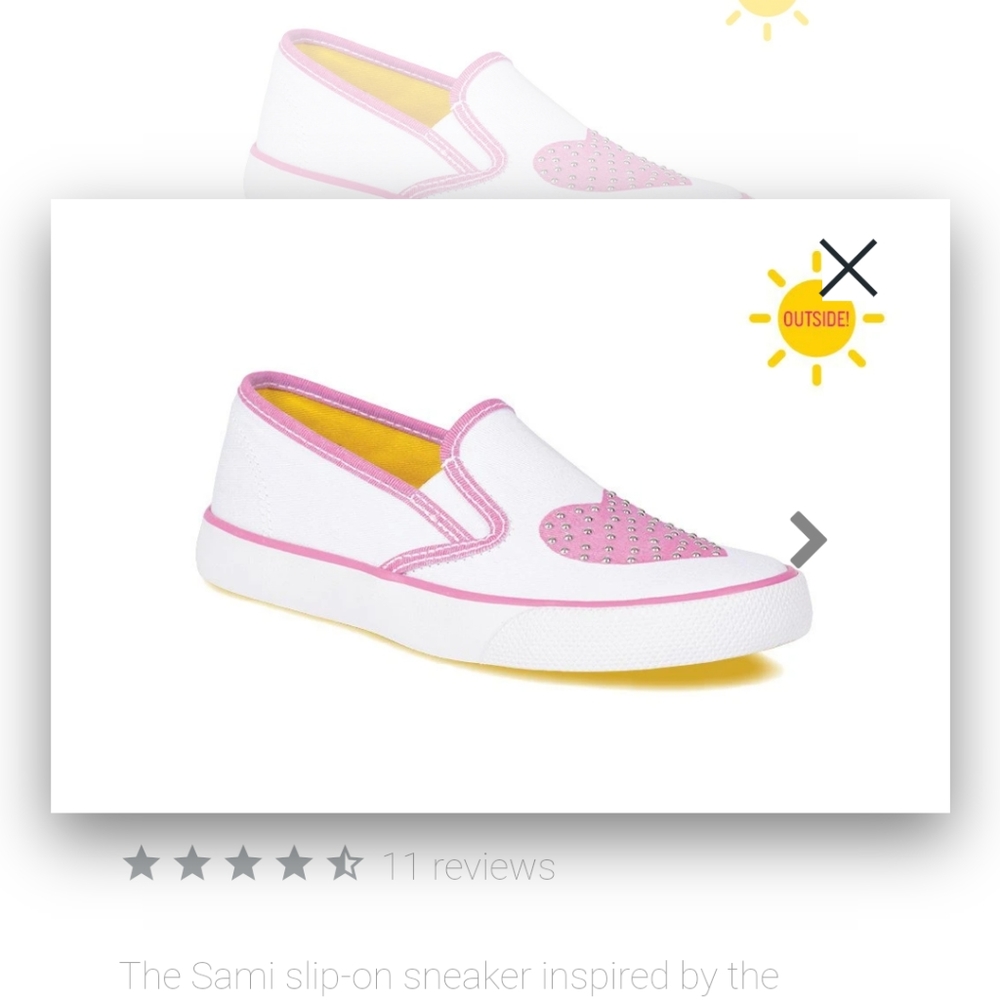 SUNS brand color-changing shoes